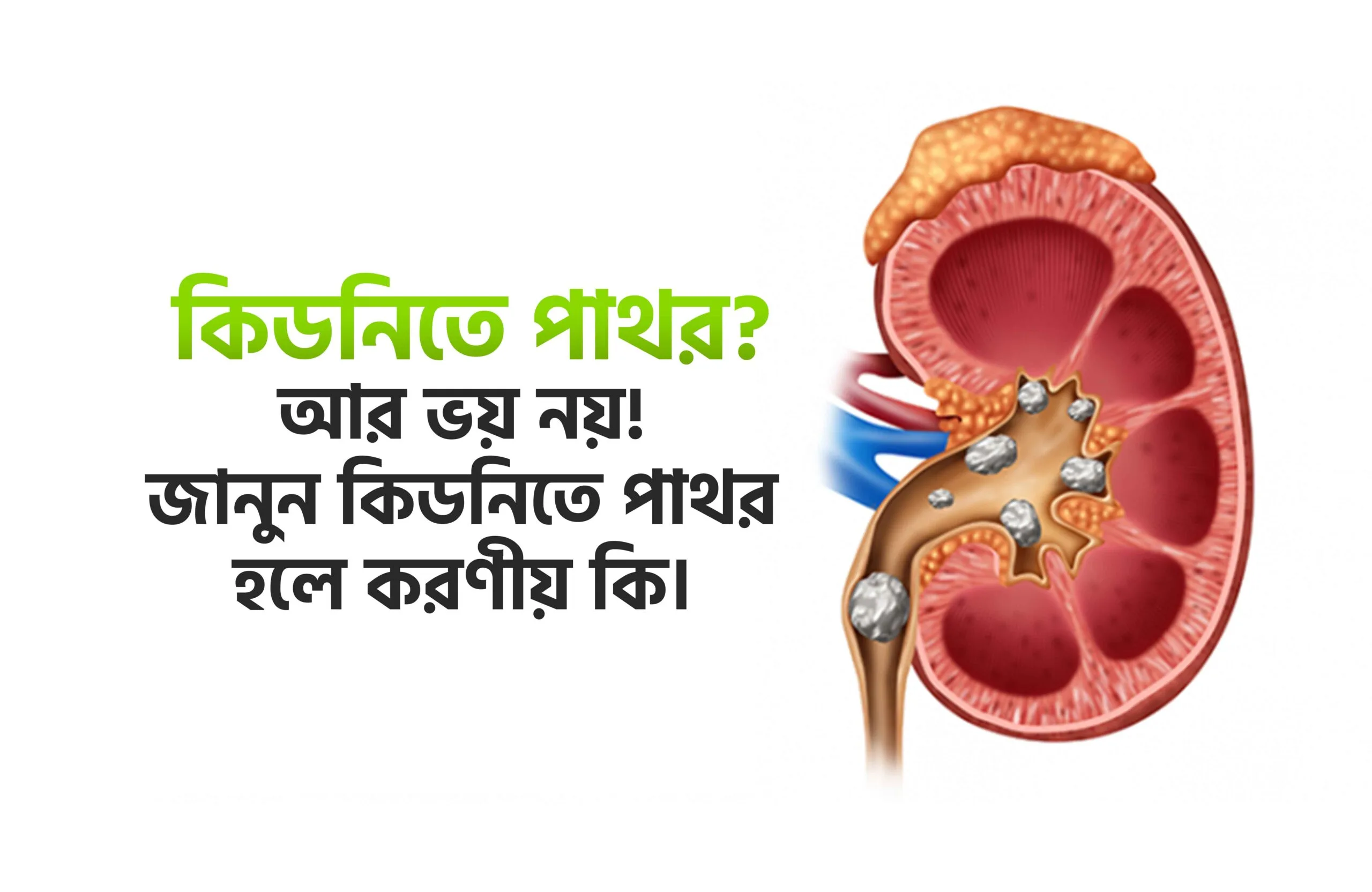 কিডনিতে পাথর হলে করণীয় কি